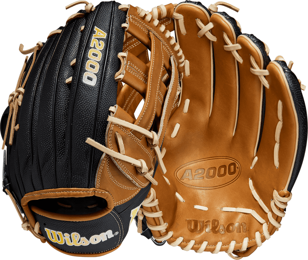 Wilson 2023 A2000 1799 12.75&quot; Outfield Glove WBW1009751275 - Saddle Tan Black - HIT a Double - 4