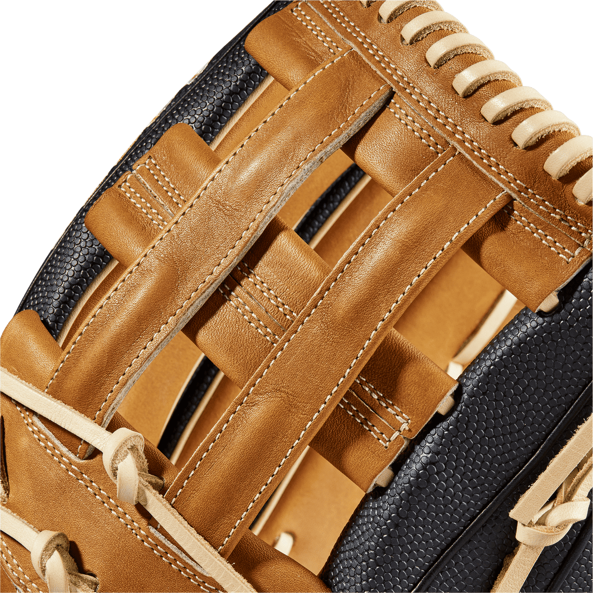 Wilson 2023 A2000 1799 12.75&quot; Outfield Glove WBW1009751275 - Saddle Tan Black - HIT a Double - 6
