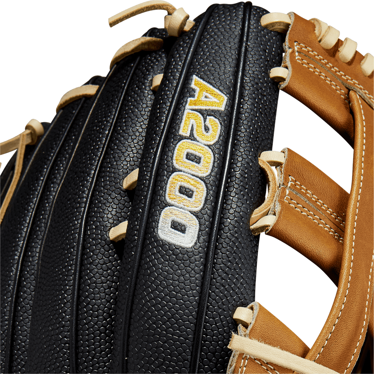 Wilson 2023 A2000 1799 12.75&quot; Outfield Glove WBW1009751275 - Saddle Tan Black - HIT a Double - 7