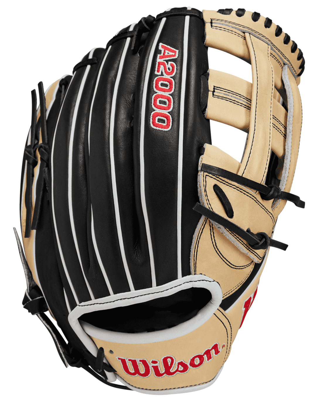 Wilson A2000 1750 12.50&quot; Outfield WBW101393125 - Blonde Black - HIT a Double - 1