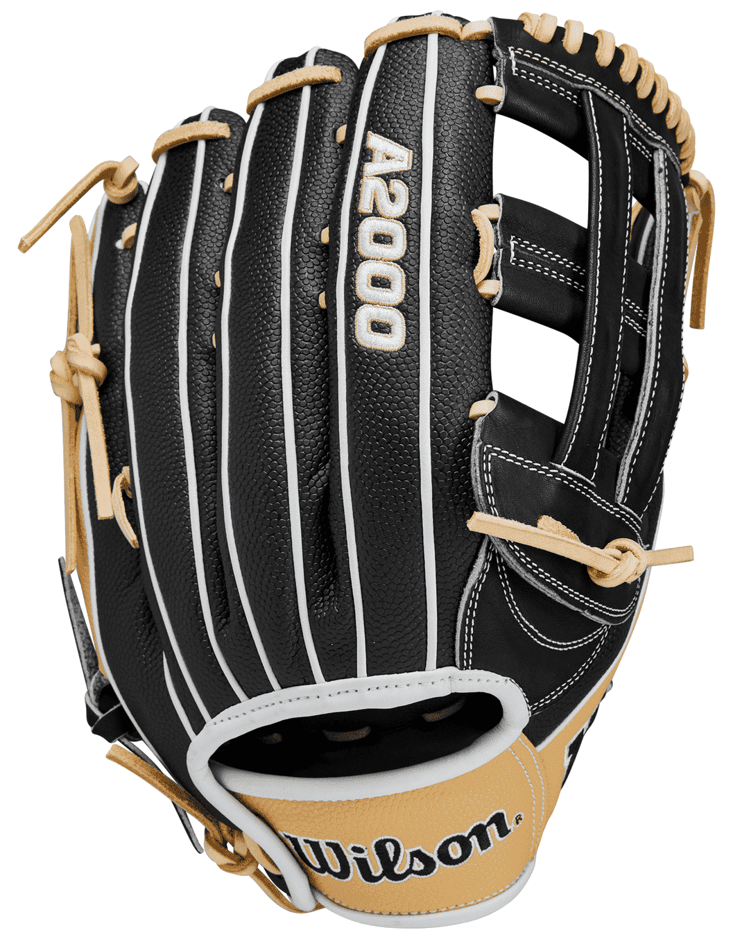 Wilson A2000 PF50SS 12.25&quot; Outfield WBW10139991225 - Black Blonde - HIT a Double - 1