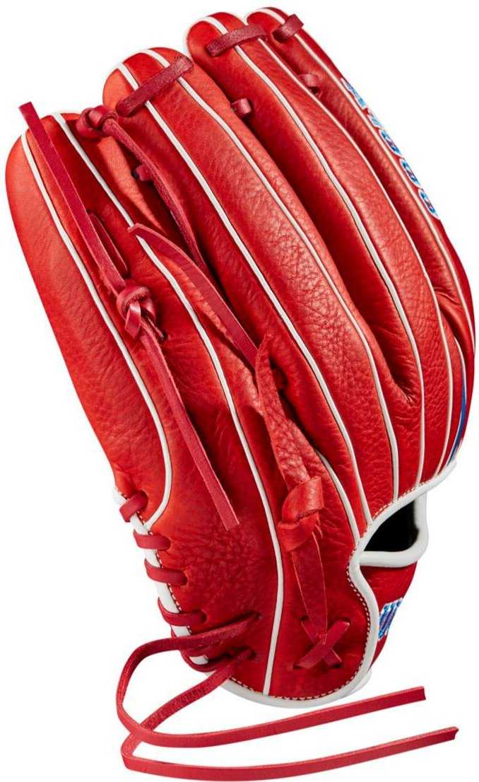 Wilson A1000 1912 12.00&quot; Utility Glove WBW10083812 - Red Royal - HIT a Double - 4