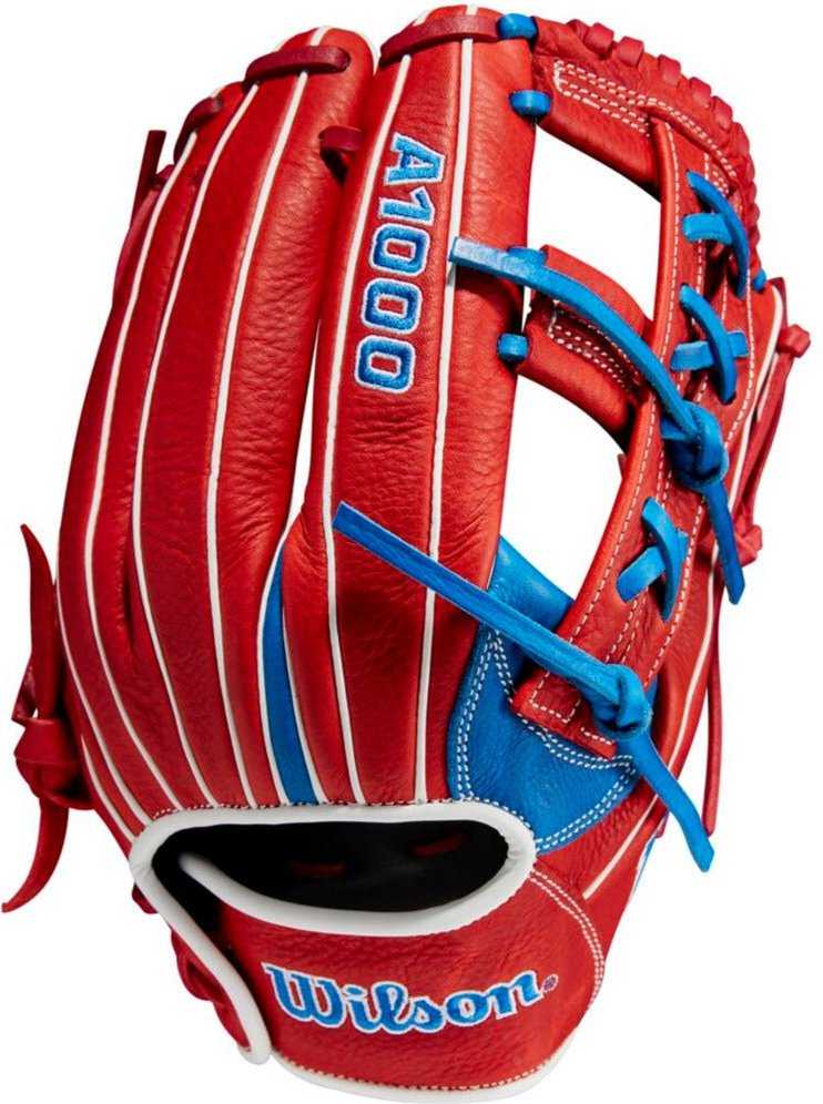 Wilson A1000 1912 12.00&quot; Utility Glove WBW10083812 - Red Royal - HIT a Double - 1