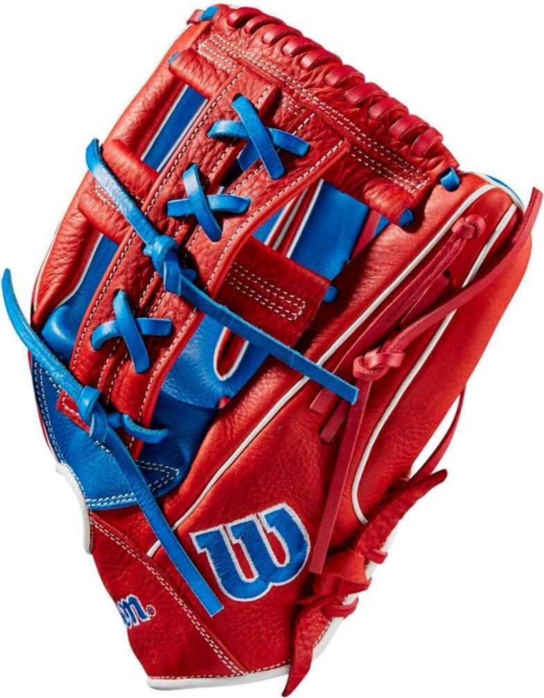 Wilson A1000 1912 12.00&quot; Utility Glove WBW10083812 - Red Royal - HIT a Double - 3
