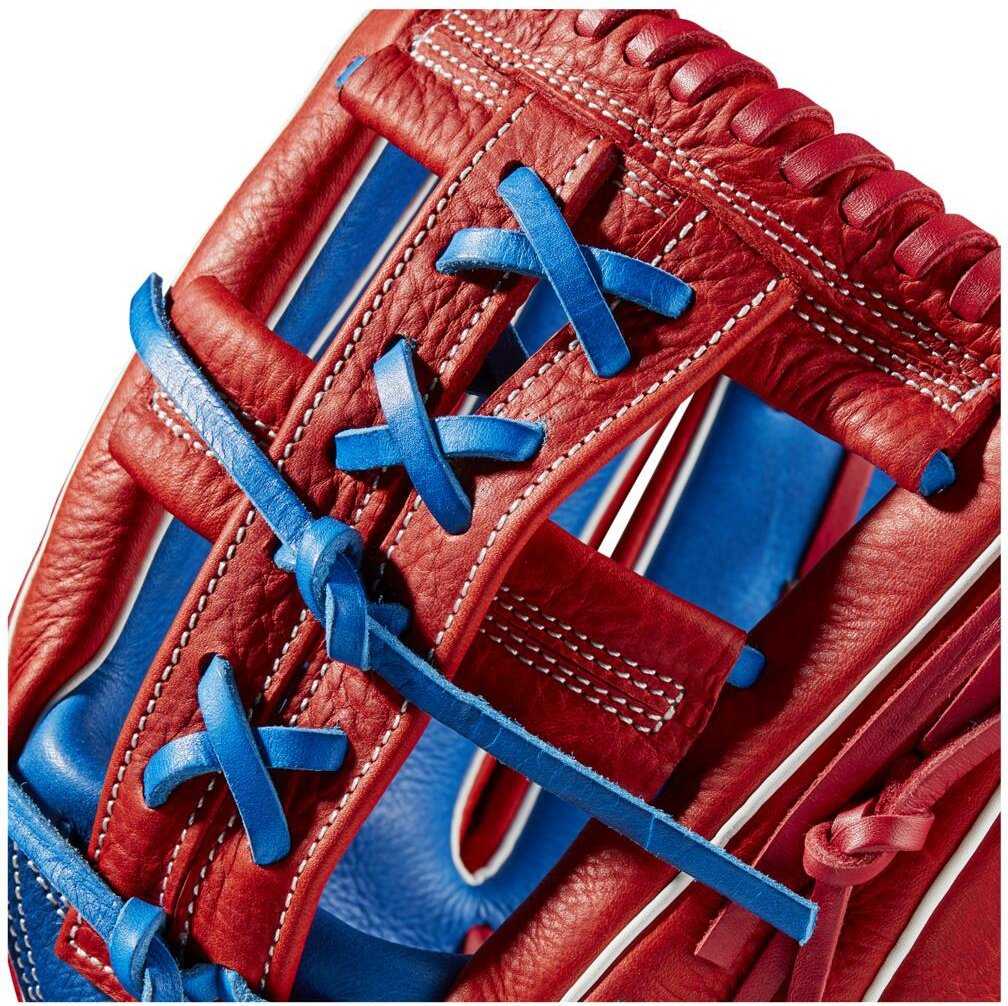 Wilson A1000 1912 12.00&quot; Utility Glove WBW10083812 - Red Royal - HIT a Double - 5