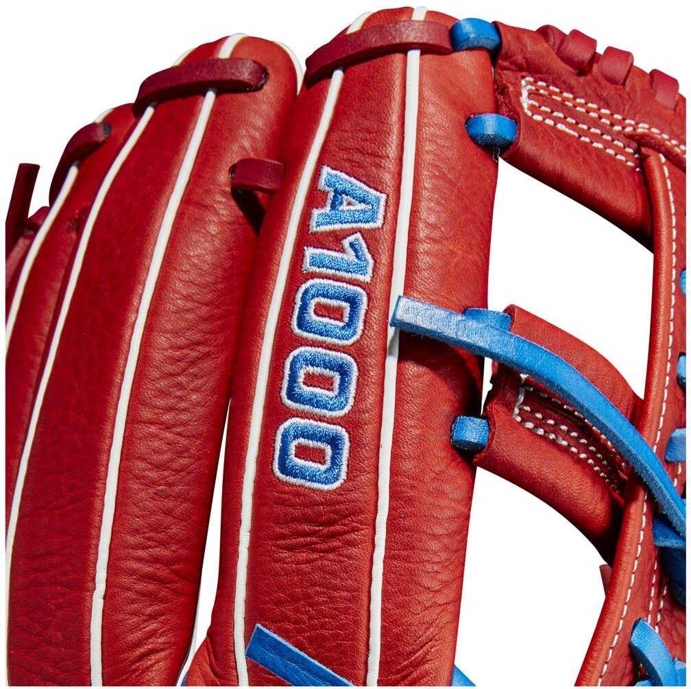 Wilson A1000 1912 12.00&quot; Utility Glove WBW10083812 - Red Royal - HIT a Double - 6