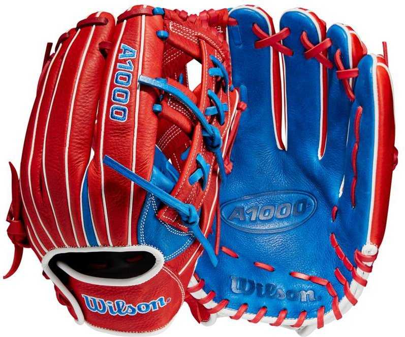 Wilson A1000 1912 12.00&quot; Utility Glove WBW10083812 - Red Royal - HIT a Double - 8