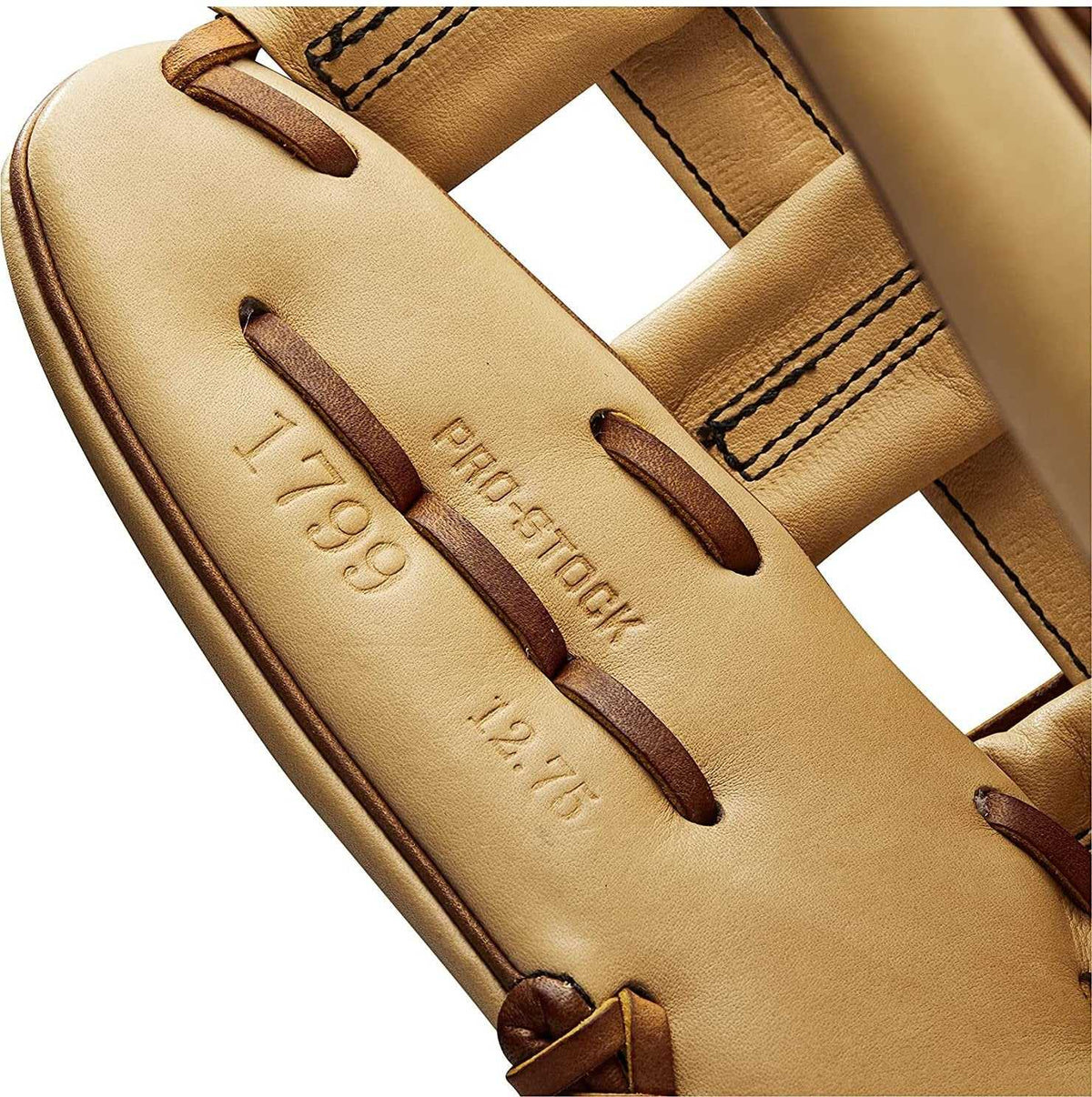 Wilson A2000 1799 12.75&quot; Outfield Glove WBW1003951275 - Blonde Saddle Tan - HIT a Double