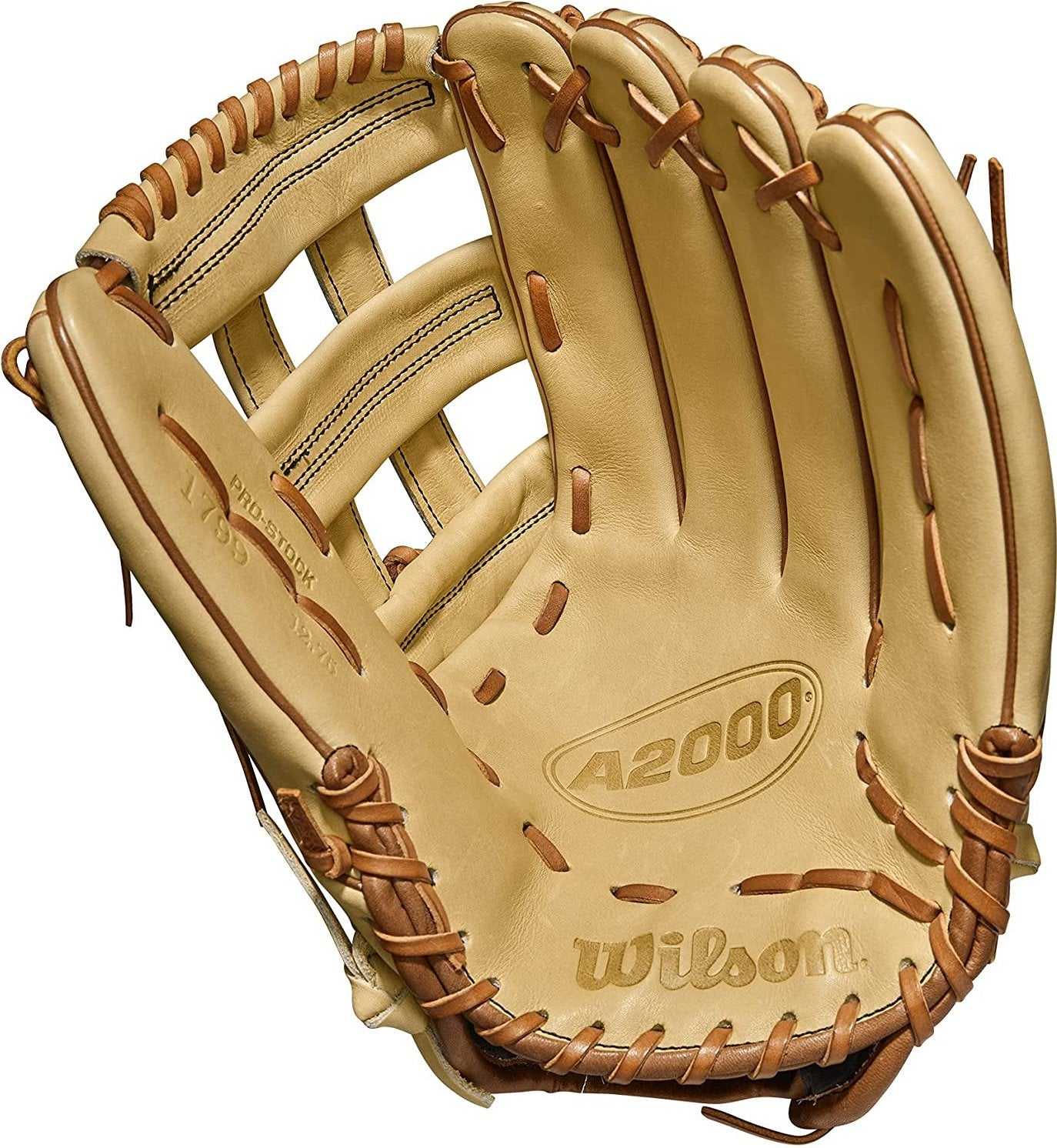 Wilson A2000 1799 12.75" Outfield Glove WBW1003951275 - Blonde Saddle Tan - HIT a Double