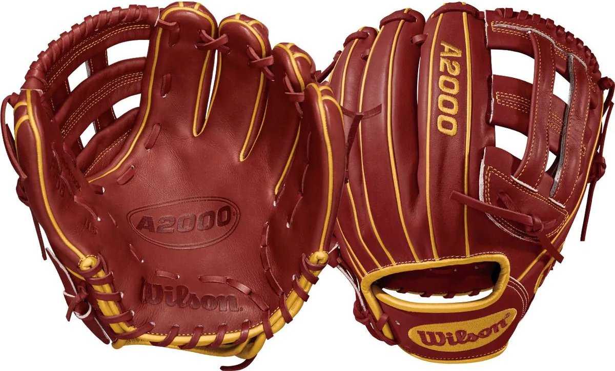 Wilson A2000 1975 11.75&quot; Infield Glove Nov 2022 GOTM WBW1012841175 - Brown Gold - HIT a Double - 3