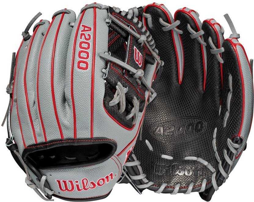 Wilson A2000 2021 SC1975SS 11.75&quot; Infield Baseball Glove - Gray Dark Gray - HIT A Double