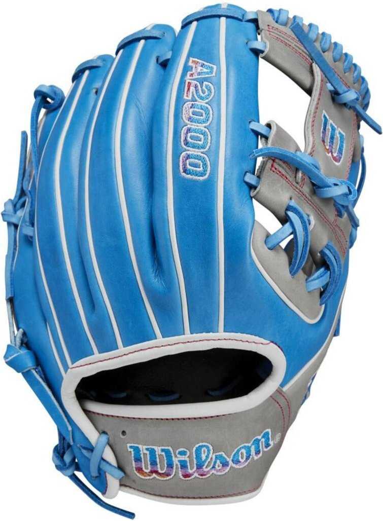 Wilson A2000 2024 Autism Speaks 1786 11.50" Infield Glove Limited Editio WBW101385115 - Blue Gray - HIT A Double - 1