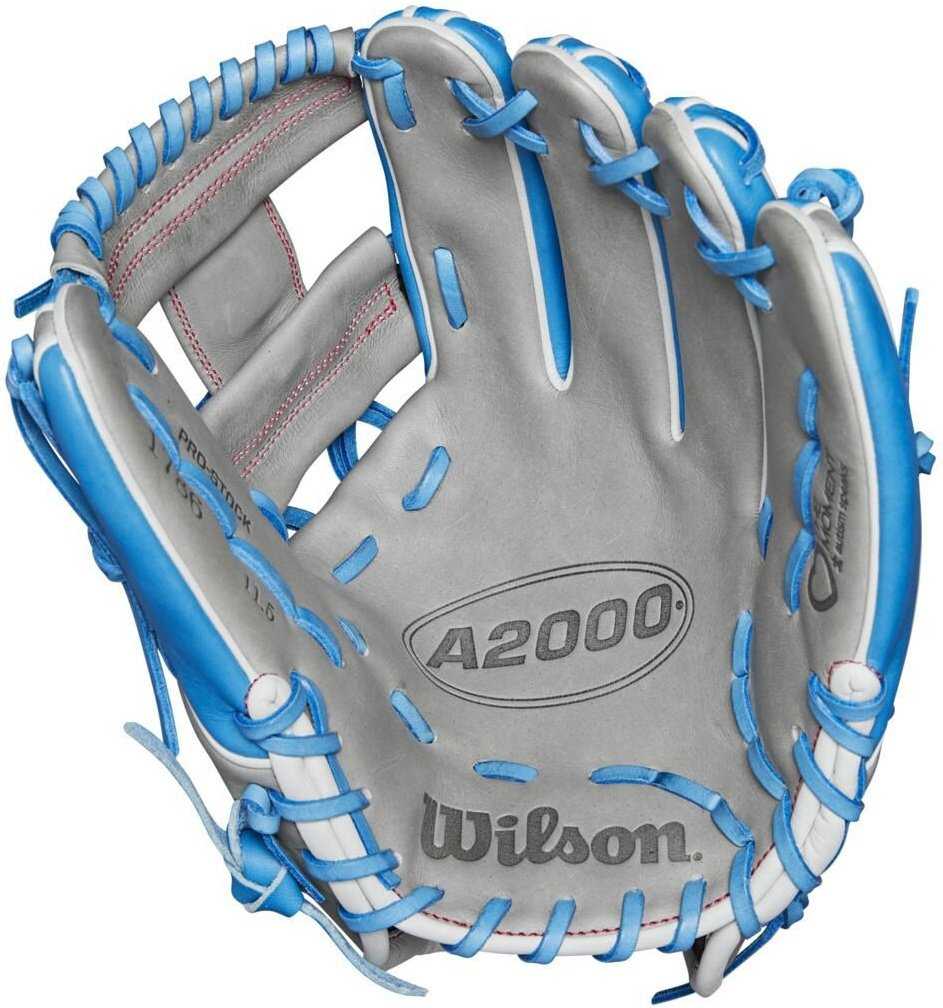 Wilson A2000 2024 Autism Speaks 1786 11.50" Infield Glove Limited Editio WBW101385115 - Blue Gray - HIT A Double - 1