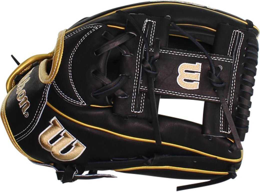 Wilson A2000 H75 11.75&quot; Infield Fastpitch Glove - Black Gold - HIT A Double