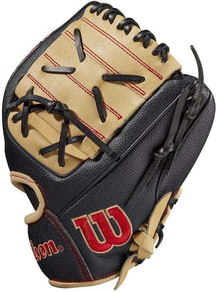 Wilson A2000 PFX2SS 11.00&quot; Pedroia Fit Infield Baseball Glove - Black Cork - HIT A Double
