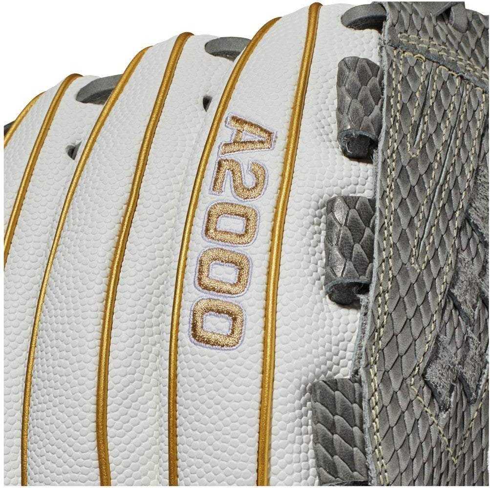 Wilson A2000 V125SS 12.50&quot; Outfield Fastpitch Glove - Black Gray - HIT A Double