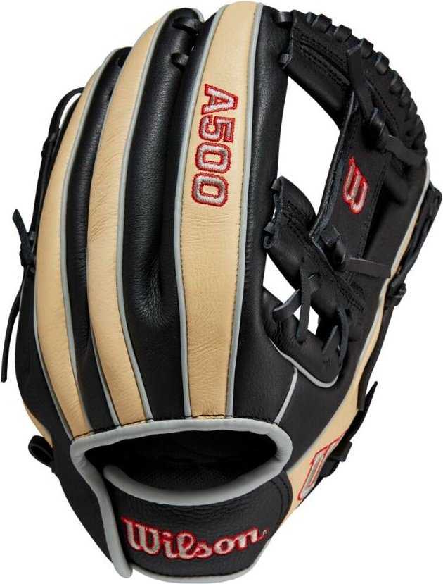 Wilson A500 11.50" Infield Baseball Glove - Black Cork - HIT A Double