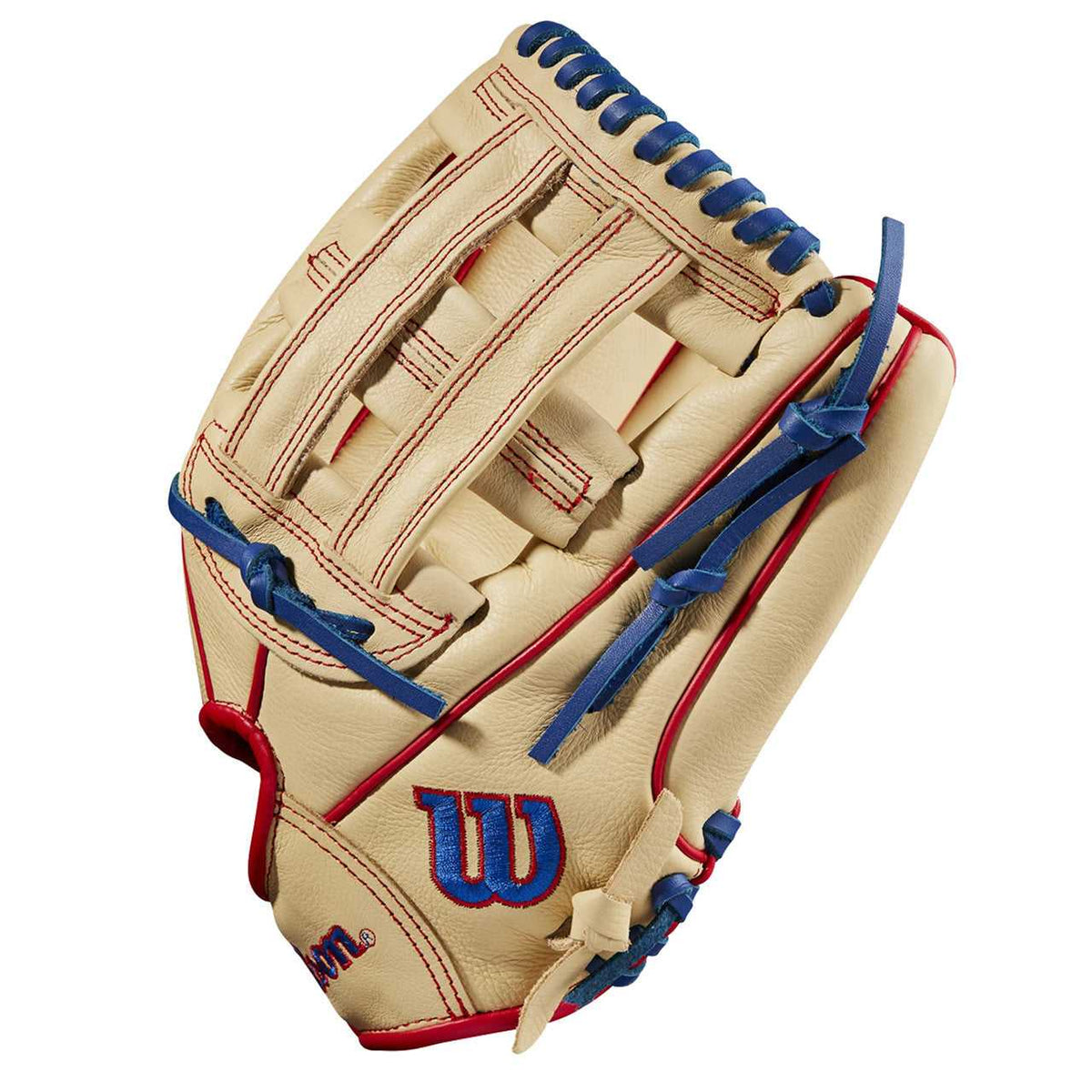 Wilson A500 2023 12.00&quot; Utility Baseball Glove - Blonde Red - HIT a Double - 4