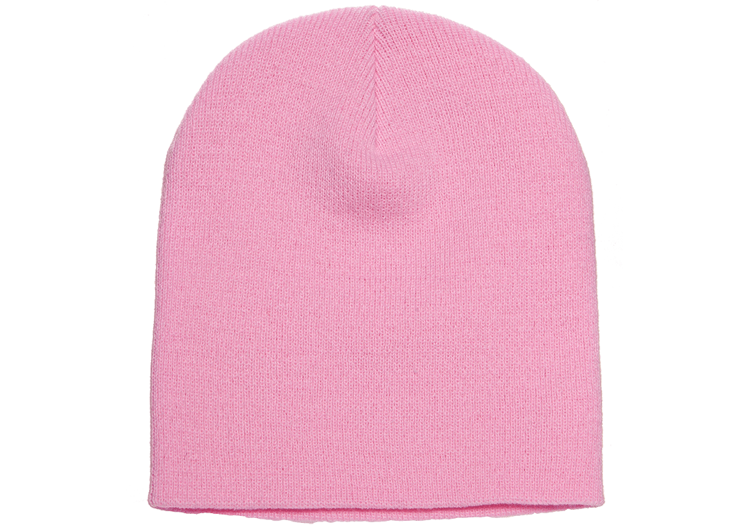 Yupoong 1500KC Classics Short Beanie - Baby Pink - HIT a Double