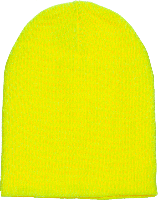 Yupoong 1500KC Classics Short Beanie - Safety Yellow - HIT a Double