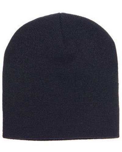 Yupoong 1500 Adult Knit Beanie - Black - HIT a Double
