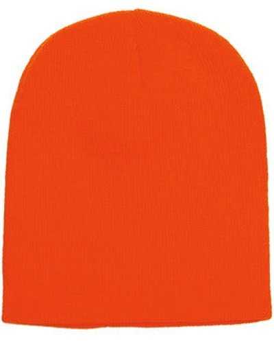 Yupoong 1500 Adult Knit Beanie - Blaze Orange - HIT a Double