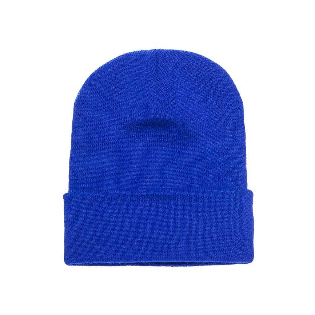 Yupoong 1501KC Classics Cuffed Knit Beanie - Royal - HIT a Double