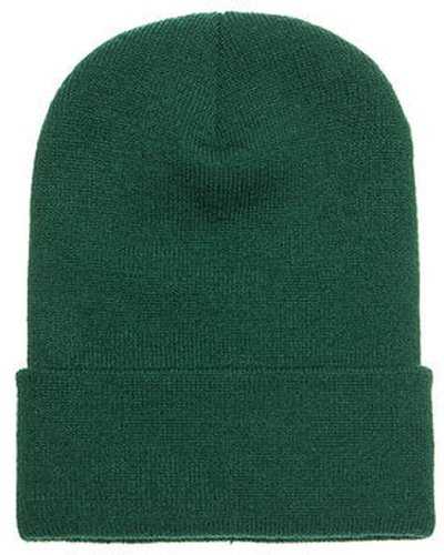 Yupoong 1501 Adult Cuffed Knit Beanie - Spruce - HIT a Double