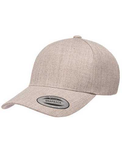 Yupoong 5789M Premium Snapback Cap - Heather - HIT a Double