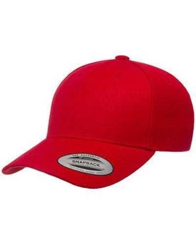 Yupoong 5789M Premium Snapback Cap - Red - HIT a Double