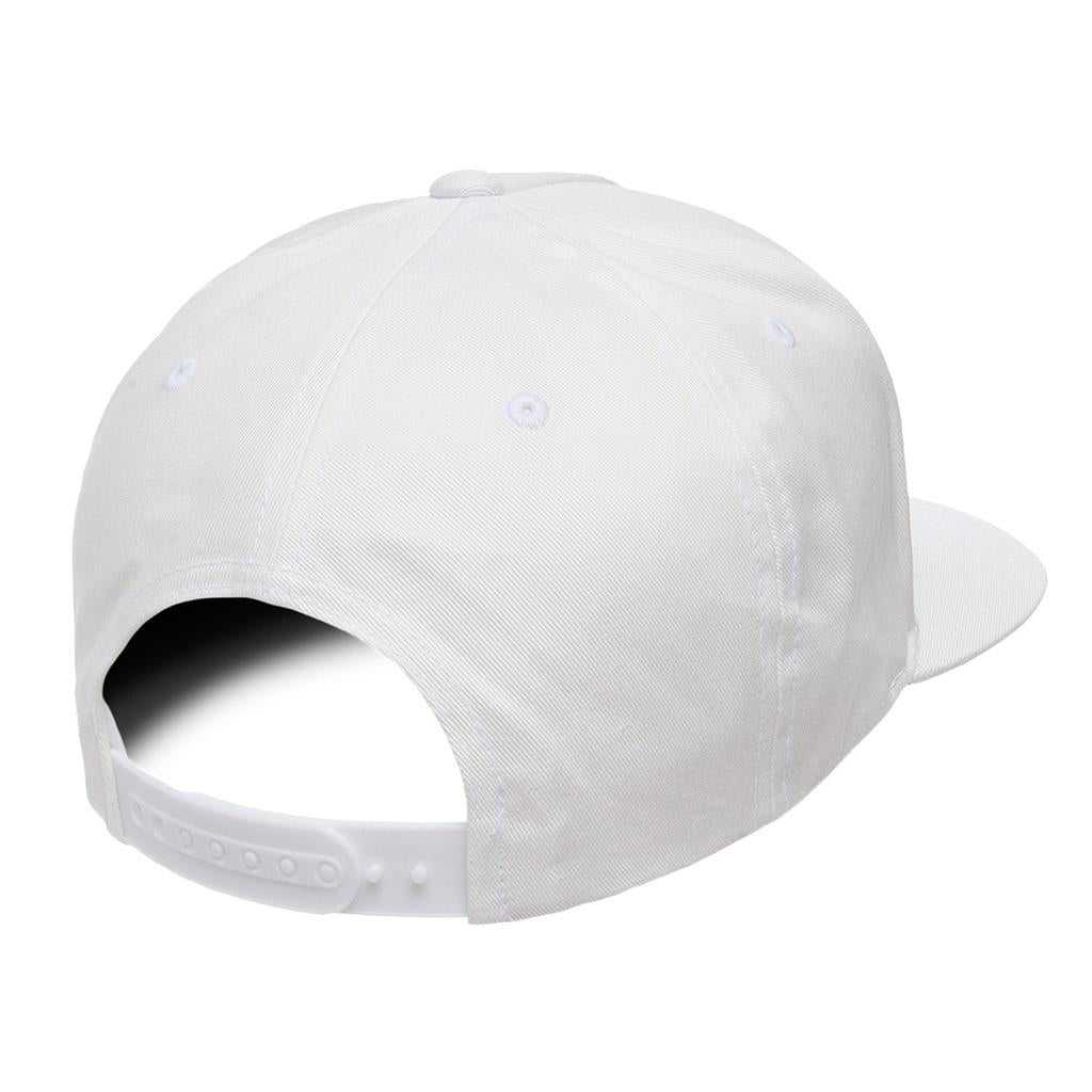Yupoong 6007 Classics 5-Panel Cotton Twill Snapback Cap - White - HIT a Double