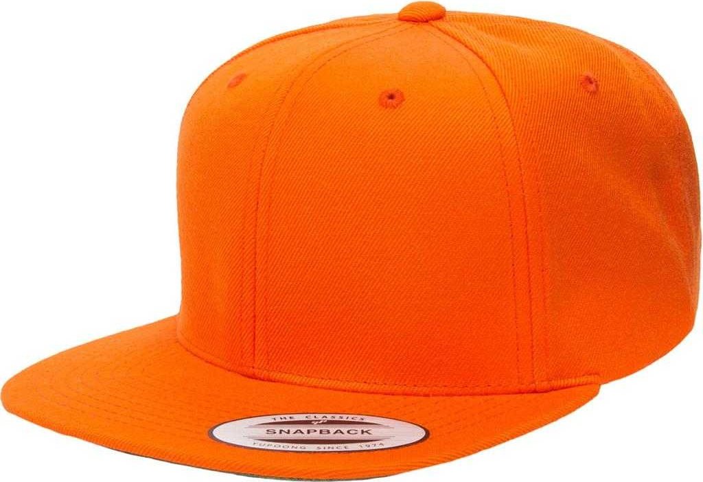 Yupoong 6089M Classics Premium Snapback Cap - Orange - HIT a Double