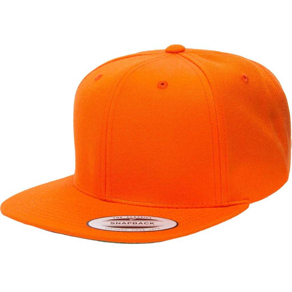Yupoong 6089M Classics Premium Snapback Cap - Orange - HIT a Double