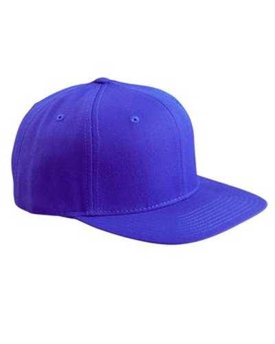 Yupoong 6089 Adult 6-Panel Structured Flat Visor ClassicSnapback - Royal - HIT a Double