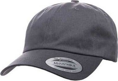 Yupoong 6245CM Adult Low-Profile Cotton Twill Dad Cap - Dark Gray - HIT a Double