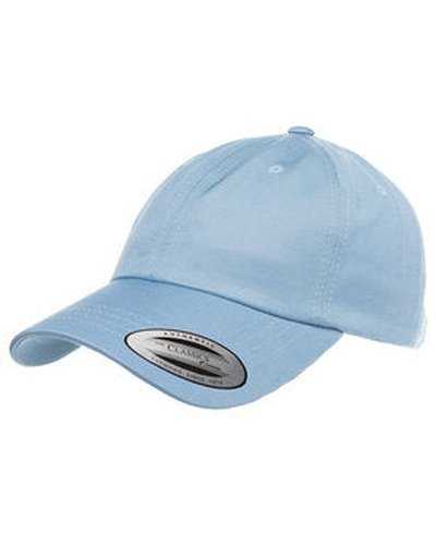 Yupoong 6245CM Adult Low-Profile Cotton Twill Dad Cap - Light Blue - HIT a Double