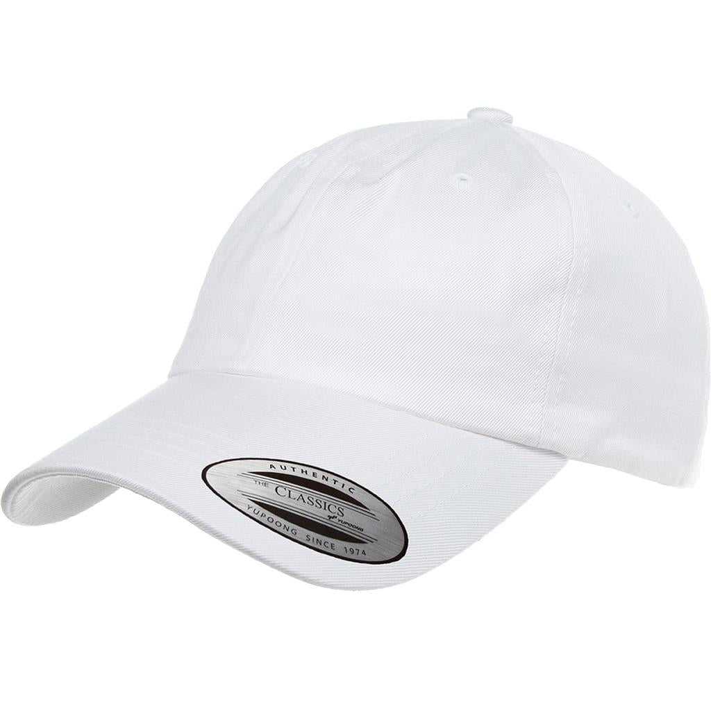 Yupoong 6245CM Classics Classic Dad Cap - White - HIT a Double