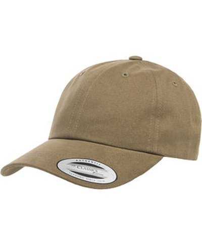 Yupoong 6245PT Adult Peached Cotton Twill Dad Cap - Light Loden - HIT a Double