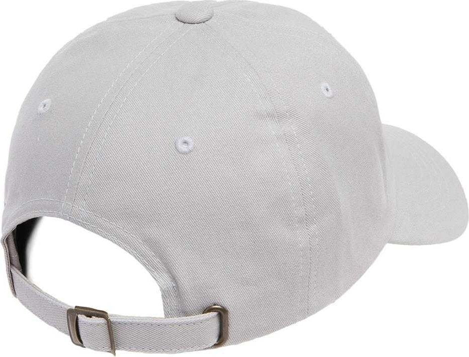 Yupoong 6245PT Classics Peached Cotton Twill Dad Cap - Light Gray - HIT a Double