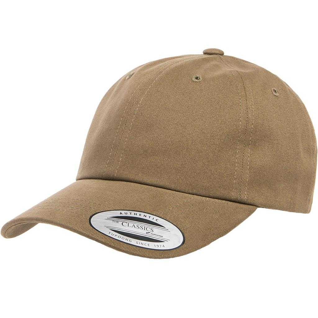 Yupoong 6245PT Classics Peached Cotton Twill Dad Cap - Light Loden - HIT a Double
