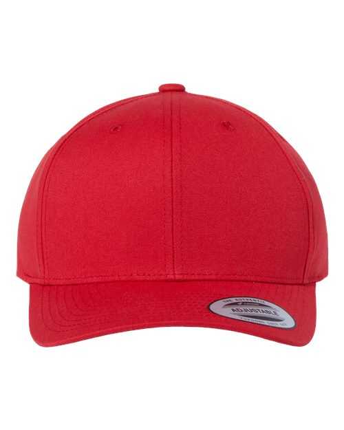 Yupoong 6389 CVC Snapback Cap - Red - HIT a Double