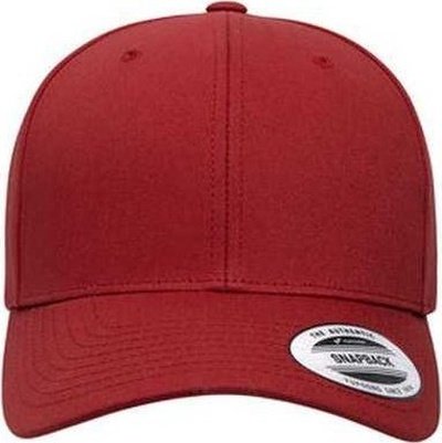 Yupoong 6389 CVC Twill Cap - Red - HIT a Double