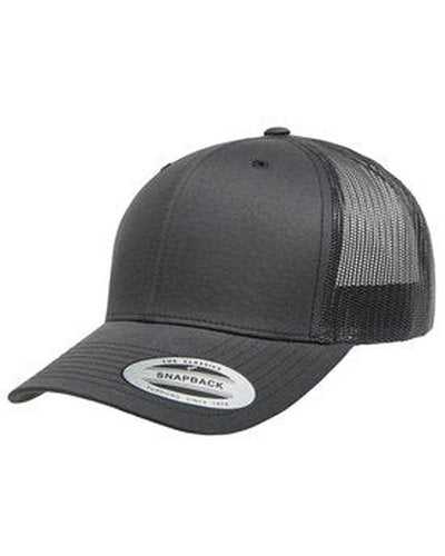 Yupoong 6606 Adult Retro Trucker Cap - Charcoal - HIT a Double