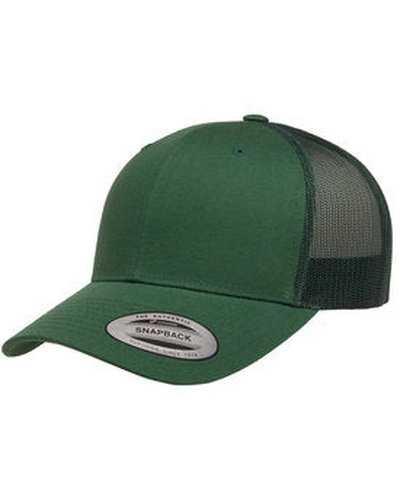 Yupoong 6606 Adult Retro Trucker Cap - Evergreen - HIT a Double