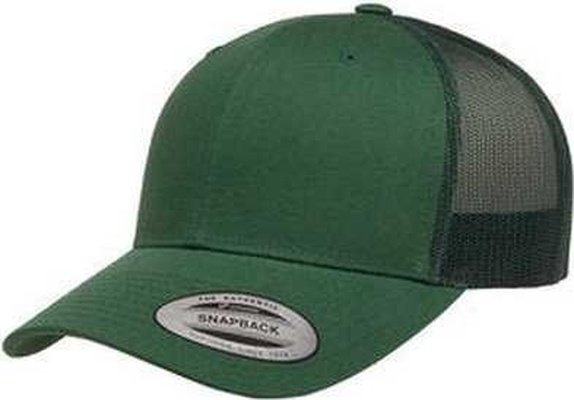 Yupoong 6606 Adult Retro Trucker Cap - Evergreen - HIT a Double