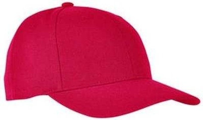 Yupoong 6789M Premium Curved Visor Snapback - Red - HIT a Double