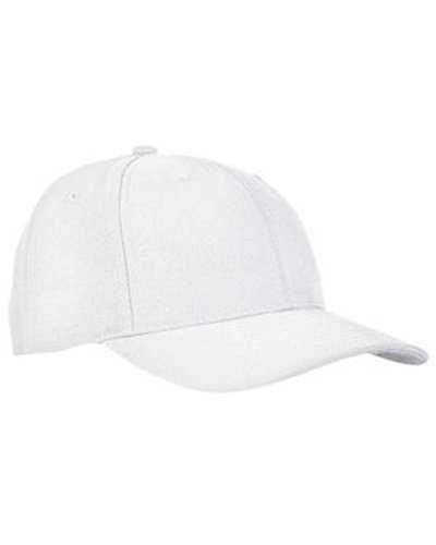 Yupoong 6789M Premium Curved Visor Snapback - White - HIT a Double