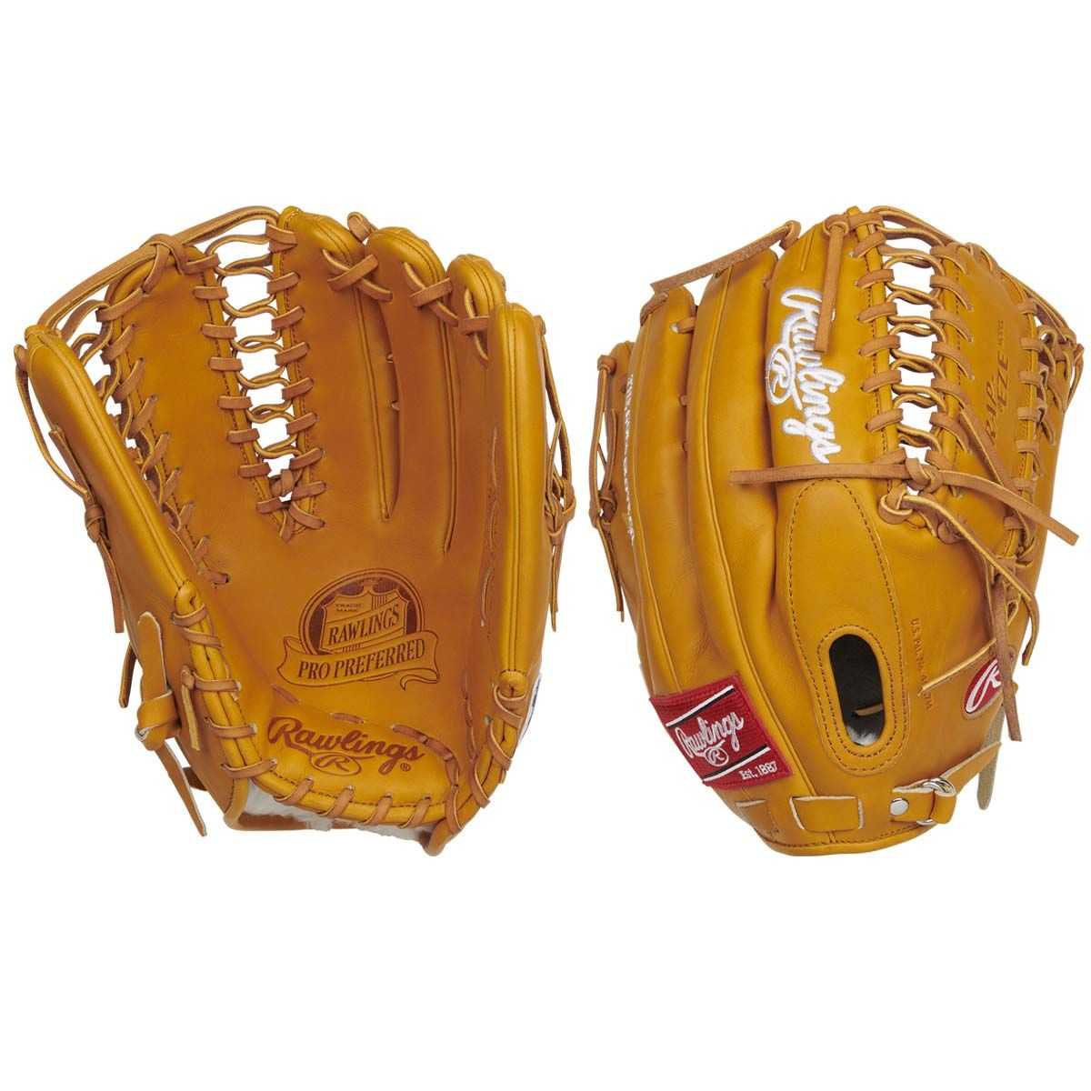 Rawlings Pro Preferred 12.75&quot; Outfield Glove, Mike Trout Game Day PROSMT27RT - Tan - HID a Double