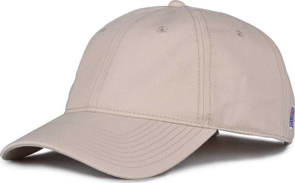 The Game GB210 Classic Relaxed Garment Washed Twill Cap - Stone - HIT A Double