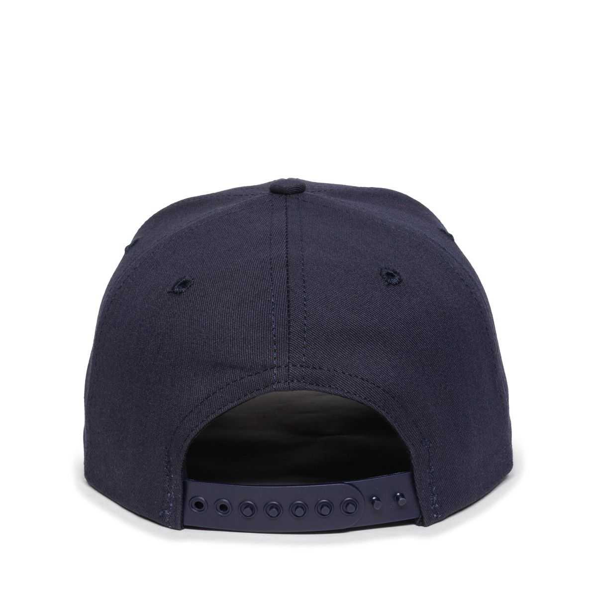 OC Sports AM-101 USA Made Solid Back Cap - Navy - HIT a Double - 2